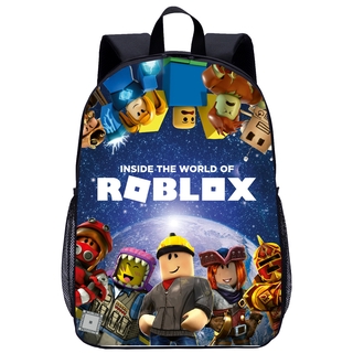 ROBLOX กระเป๋าเป้สะพายหลังกระเป๋านักเรียนกระเป๋านักเรียน