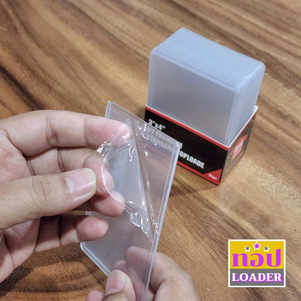 CGA Toploader 35PT กรอบใส กรอบแข็ง กรอบใส่การ์ด แบบยกแพ็ค