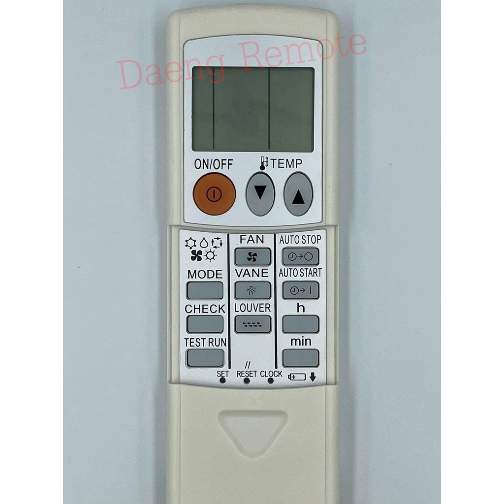 รีโมทแอร์ใช้กับ Mitsubishi  รุ่น 002CP ฝังฝ้าสี่ทิศทาง