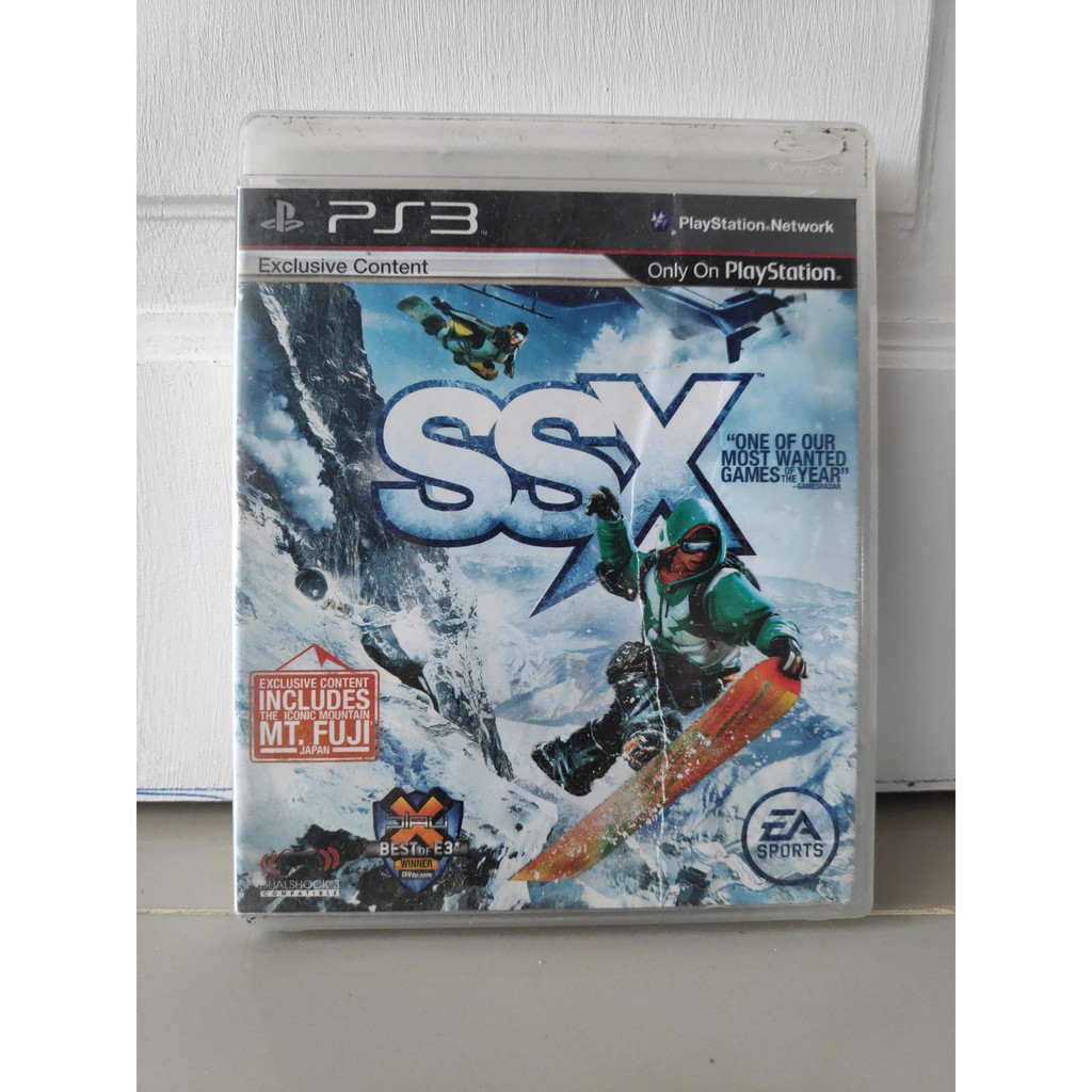 {ENG} SSX Snowboarding PS3 แผ่นเกมส์แท้ Playstation 3 มือ 2 แผ่นสภาพดี play station ps 3 ps4 snow board