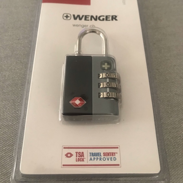 กุญแจคล้องกระเป๋าเดินทาง WENGER 3-DIAL COMBINATION LOCK