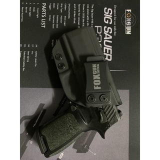 ซองปืนพกใน Sig Sauer p320 สวัสดิการ สตช. วัสดุ KYDEX ของ FOXGUN