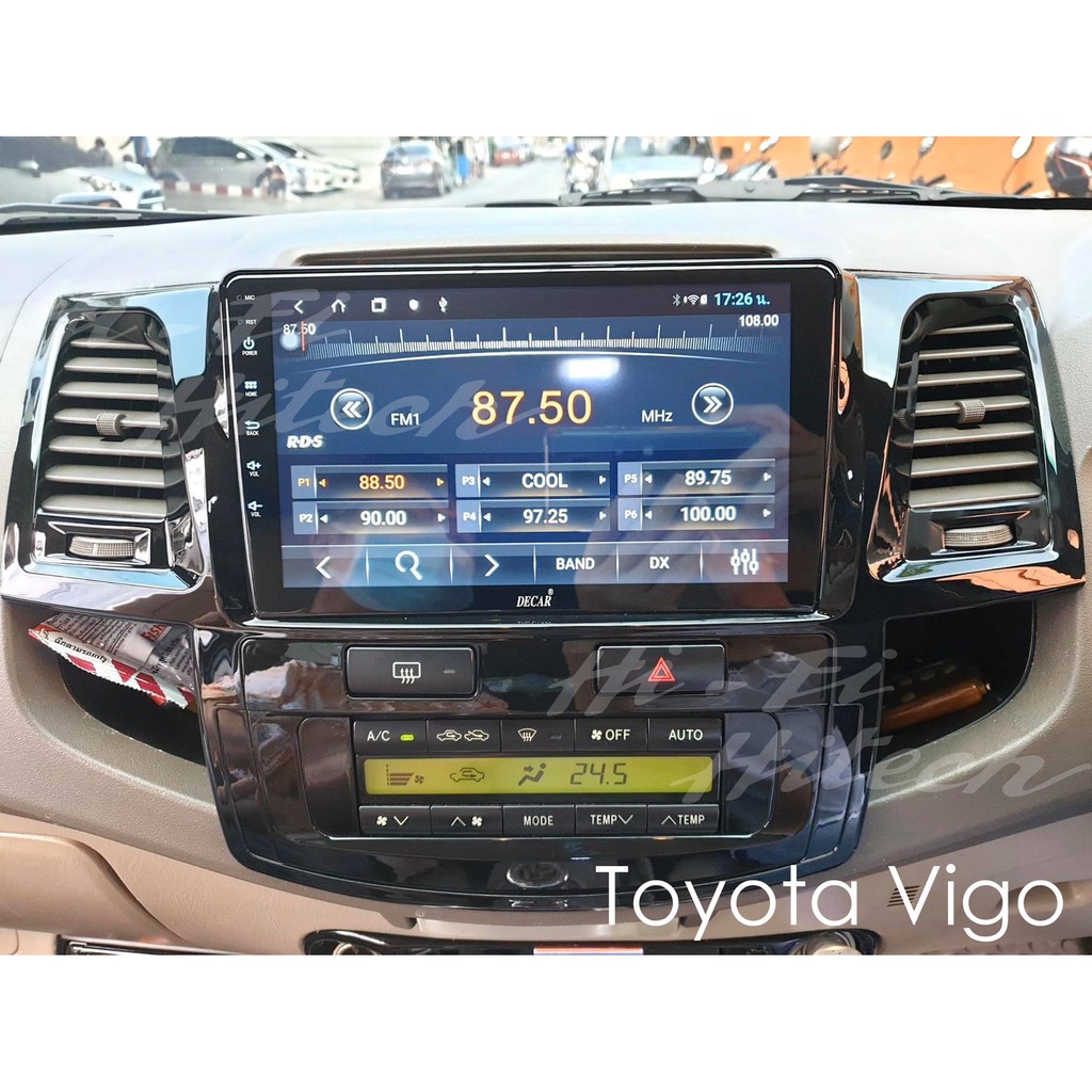 จอAndroid รถ Toyota Vigo(ระบุหน้าปัดช่องแอร์) ALPHA COUSTICจอแอนดรอย ...