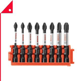 Bosch : BCHCCSPHV208* ชุดดอกไขควง Impact Tough Phillips 2 In. Power Bits, 8Piece