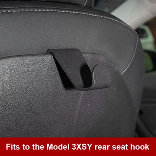 Tesla อุปกรณ์เสริมFor Tesla Model 3 Y X S 2021 Car Seat Headrest Hook Hanger Hoder Bag urse Mount Storage For Tesla Mode