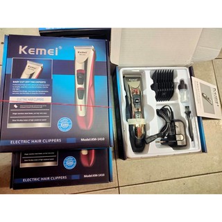 แบตตาเลียน KEMEI 1410 ใช้ได้ทั้งเเบบมีสายเเละไร้สาย ตัดผมเด็ก ผู้ใหญ่