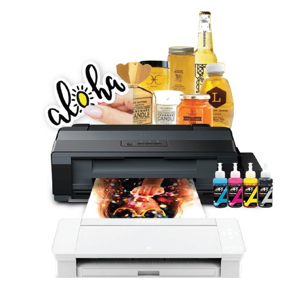 เครื่องปริ้นสติกเกอร์และเครื่องตัดขนาดA3