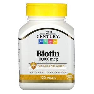 [สินค้าพร้อมส่ง] Biotin 21st Century Biotin 10,000 mcg ไบโอติน