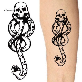 สติ๊กเกอร์แทททูติดร่างกายชั่วคราวรูป death eater