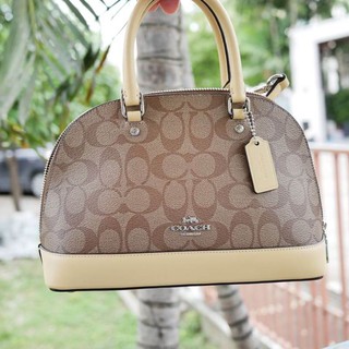 COACH กระเป๋าถือ ทรงโดมมินิ 10" F27583 MINI SIERRA SATCHEL