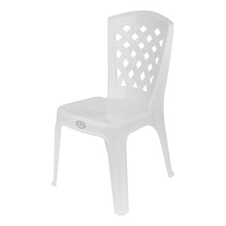 PLASTIC CHAIR SPRING CC07 WHITE เก้าอี้พลาสติก  CC07 สีขาว โต๊ะและเก้าอี้ เฟอร์นิเจอร์นอกบ้าน สวนและอุปกรณ์ตกแต่ง PLASTI