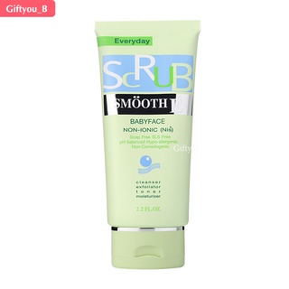 Smooth E Babyface Scrub สมูท อี สครับไม่มีฟอง ช่วยลดสิว ควบคุมความมัน ไม่ทิ้งสารตกค้าง ผลัดเซลล์ผิว