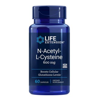 NAC Life Extension, N-Acetyl-L-Cysteine, 600 mg, 60 Vegetarian Capsules