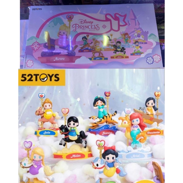 ✨พร้อมส่ง✨Blind Box​ : 52toys  Disney​ Princess​ Carosel