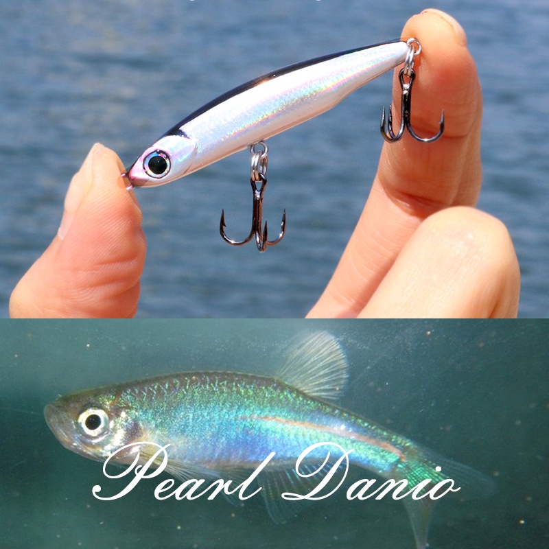 【TRAINFIS】PEARL DANIO เหยื่อตกปลาจําลองสูง 3.5g-17g Mirco Gewang Best Hard Lure สําหรับ Basa