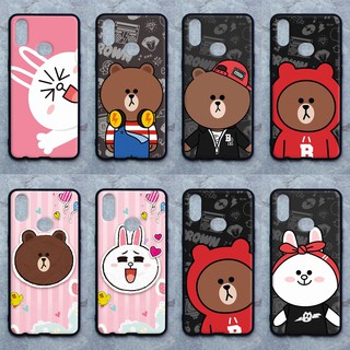 เคส Samsung  A10s ลายหมีบราวน์  ขอบนิ่มหลังแข็ง เคสมือถือ เคสโทรศัพท์ Case