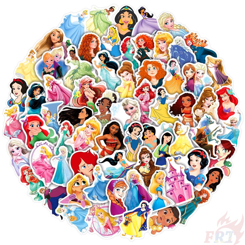 100 ชิ้น / ชุด ❉ สติกเกอร์ Princess Series B สําหรับติดตกแต่ง ❉ สติกเกอร์ ลายสเก็ตบอร์ด Doodle แฟชั่น สําหรับตกแต่งแล็ปท็อป DIY
