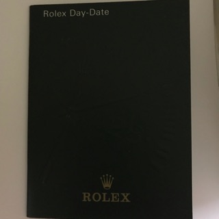 Rolex Daydate Watch Booklet