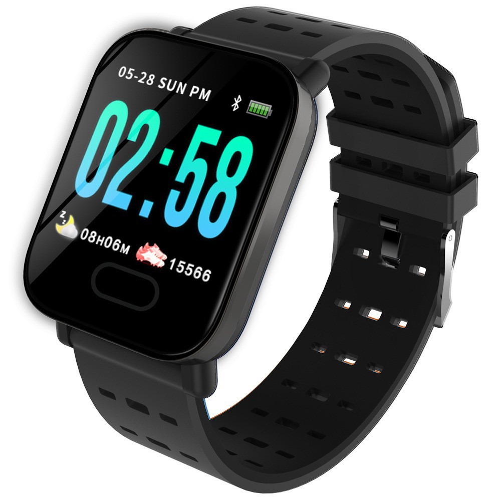 นาฬิกา รุ่น A6 Smart watch นาฬิกาอัจฉริยะ Bluetooth 4.0 For IOS,Andriod นับก้าว วัดความดัน เพื่อสุขภ