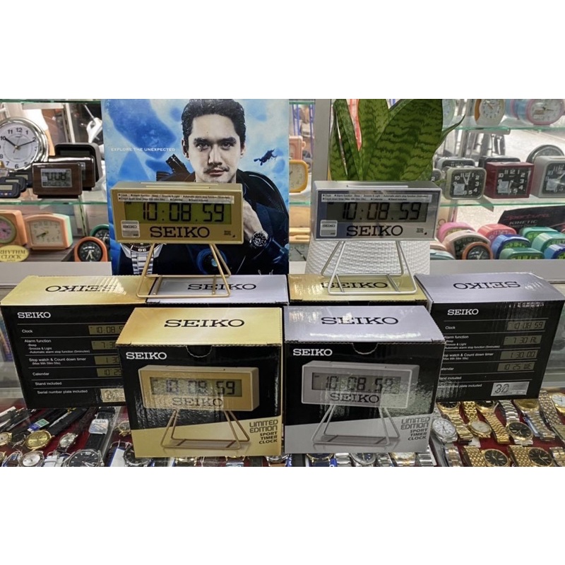 Seiko Clock Limited  Edition ครบรอบ 30 ปี ประเทศไทย QHL087Fสีทอง, QHL087Aสีเงิน