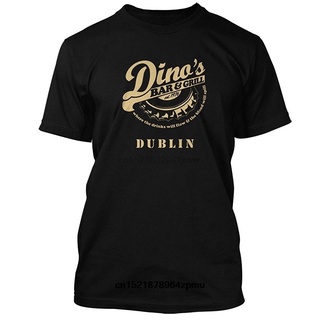 เสื้อยืดผ้าฝ้าย เสื้อยืด ผ้าฝ้าย 100% แบบบาง ลาย Lizzy Dinos Bar And Grill สําหรับผู้ชาย และผู้หญิง