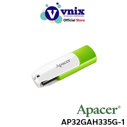 Apacer รุ่น AH335 แฟลชไดร์ฟ 32GB สีเขียว