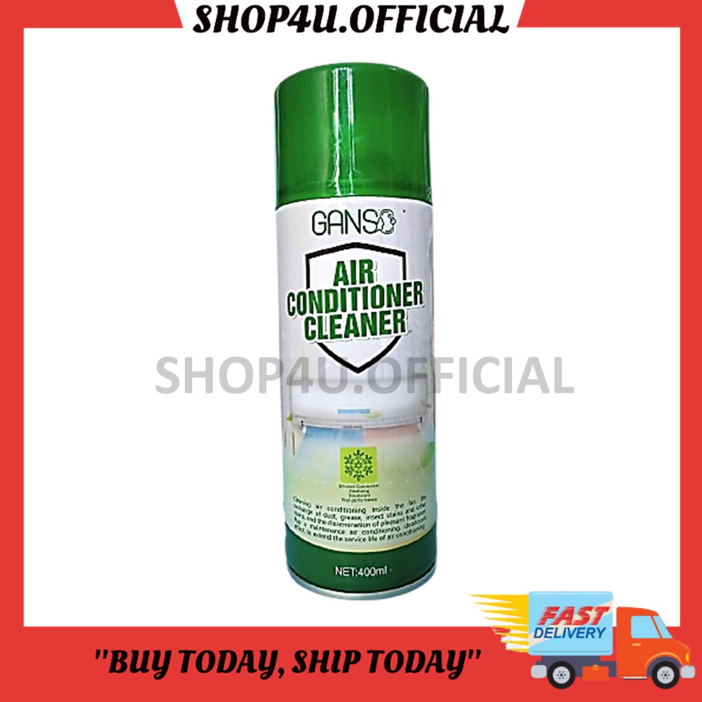 GANSO AIR CONDITIONER CLEANER 400ML SHELL AND FILTER NET CLEANER SHOP4U.OFFICIAL