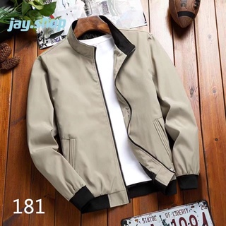 Men’s Korean style High Quality Bomber Jacket No hood Casual With Pocket With Lining