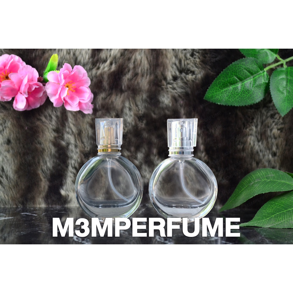 [1โหล/12ขวด] ขวดน้ำหอม Chance ใส ฝาสีเงิน / ฝาสีทอง 25 ML.