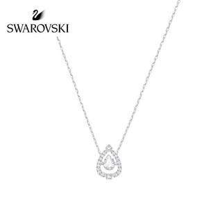 Swarovskiสวารอฟส SPARKLING DCกระโดดคริสตัลสีสร้อยคอเครื่องประดับหญิงส่งแฟน5451992 / 5451993