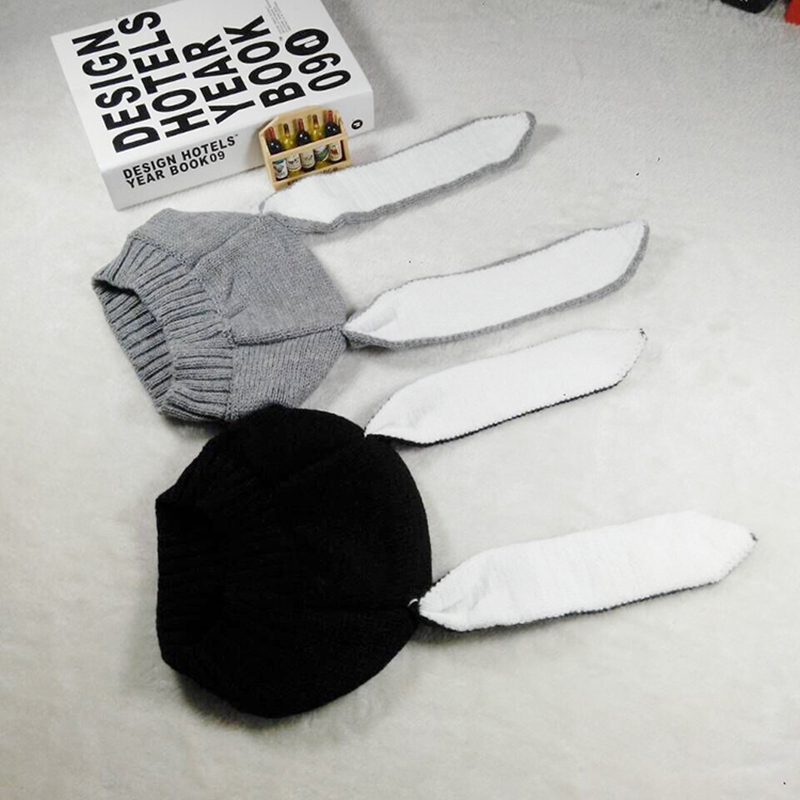 หมวกถักหูกระต่ายน่ารักสําหรับเด็กทารกแรกเกิดให้ความอบอุ่นในฤดูหนาว - รูปที่ 3