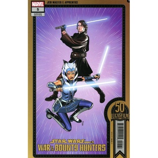 Star Wars: War of the Bounty Hunters 5 - Lucasfilm Variant Cover - Ahsoka Anakin - หนังสือการ์ตูน ของแท้ - การ์ตูนมาร์เวล