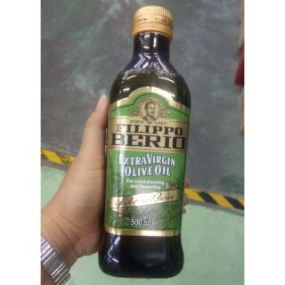 [Keto] 250มล.-500มล.น้ำมันมะกอกธรรมชาติ100% Extra Virgin Olive Oil( Filppo Berio)