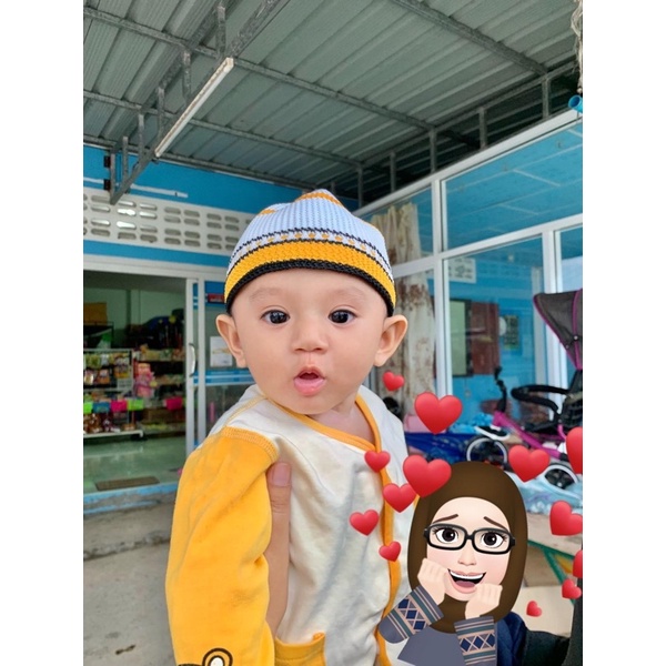 หมวกถักกือปีเยาะเด็กพร้อมส่ง ข