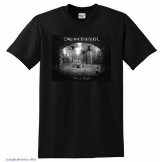 เสื้อยืดสีขาวผู้ชาย - เสื้อยืดผู้ชายเทรนด์ร้อนดรีมเธียเตอร์รถไฟของแม้ว่าตาสีดําสีขาวปรินS-5899568