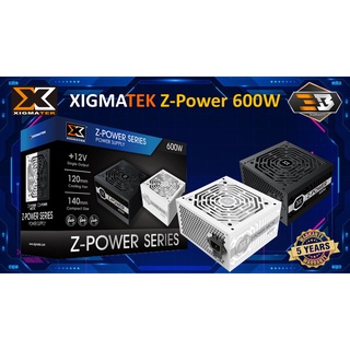 POWER SUPPIY Z-POWER SERIES 600W ,700W 80+ประกัน 5ปี ประกันของทรีบี ของแท้ มีสายไฟเลี้ยงการ์ดจอ 6-8p