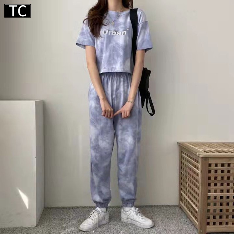 TC ชุดเซต 2 ชิ้น แฟชั่นผู้หญิงสไตล์เกาหลี คอกลม ใส่ได้หลายโอกาส เนื้อผ้าดีใส่สบาย ระบายอากาศดี รุ่น2773 - รูปที่ 3