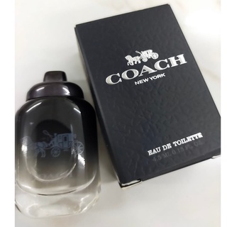 ของแท้ ล็อตใหม่ 4.5ml Coach For Men EDT 4.5ml. หัวสเปรย์ น้ำหอม กลิ่นหอม สดชื่น กระปรี้กระเปร่า มีชีวิตชีวา