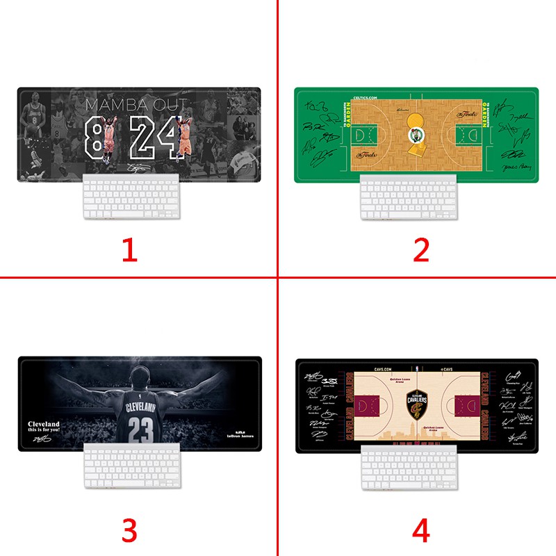 🔥 NBA แผ่นรองเมาส์ขนาดใหญ่หนานักรบ Lakers Kobe Curry James Harden Jordan ขนาดใหญ่ตาราง Pad High-End คุณภาพสูงแผ่นรองเม้าส์บาสเกตบอลแผ่นรองเม้าส์