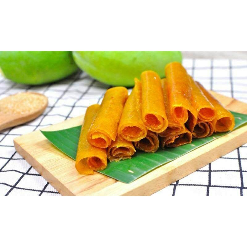 มะม่วงกวน มะม่วงกวนอร่อย 250กรัม(FB) 🥭อาจจะได้แบบไม่ม้วนนะคะ แบบแผ่นจะได้เยอะกว่าค่ะ Mangosheet