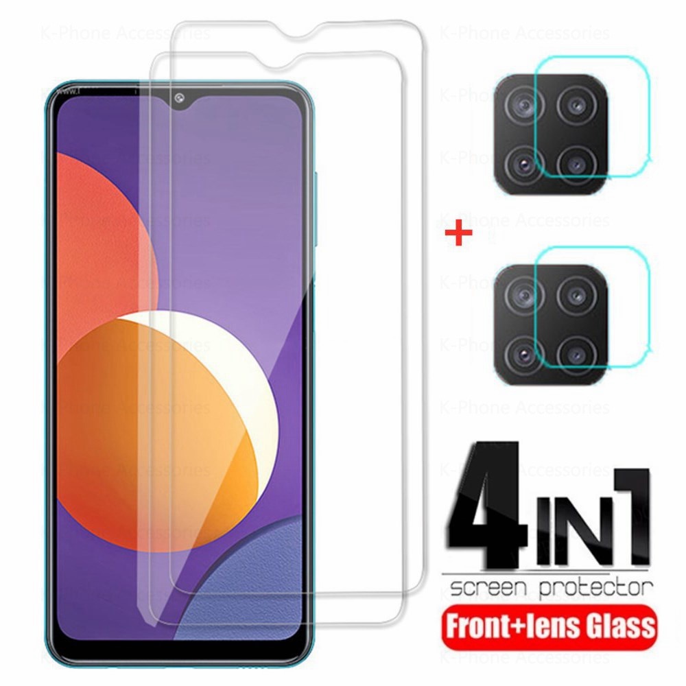 Samsung A03S A02S A02 M02 A32 A22 A12 A21S ฟิล์มกระจกนิรภัย Samsung A50 A50S A30S A20 A30 กล้องเลนส์