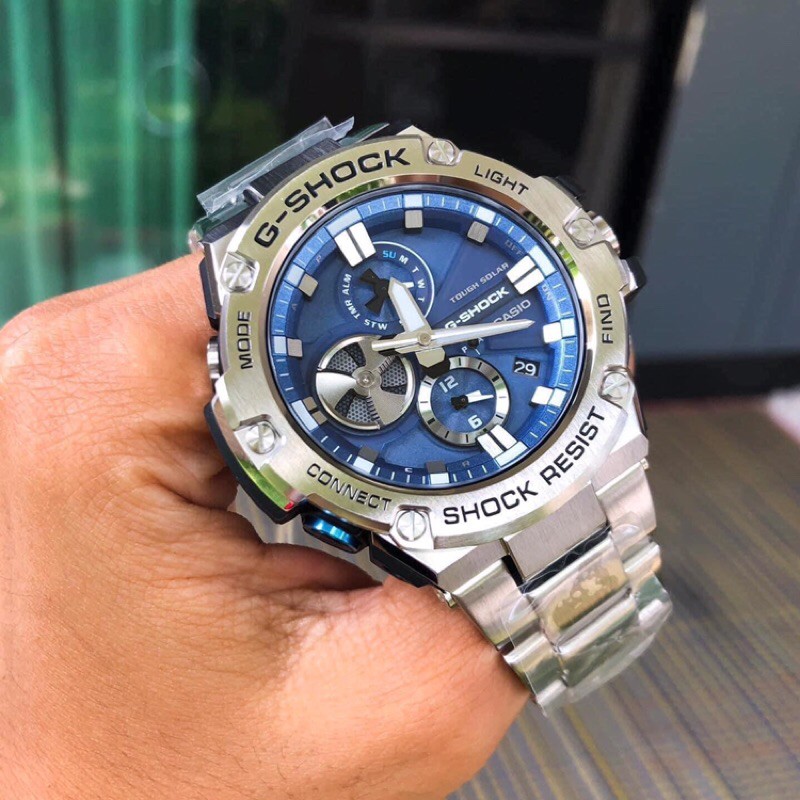 CASIO G-SHOCK GST-B100D-2A ประกันศูนย์CMG1ปี