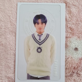 [พร้อมส่ง] โฟโต้การ์ด ที่คั่นหนังสือ แทยง Taeyong NCT127 Back to School Kit 2021 Clear Bookmark Photocard