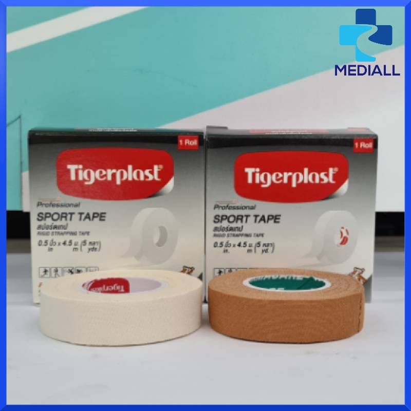 Tigerplast Sport Tape เทปผ้าพันยึดข้อต่อ ขนาด 0.5นิ้วx4.5ม.(5หลา) ไทเกอร์พล๊าส สปอร์ตเทป - รูปที่ 2