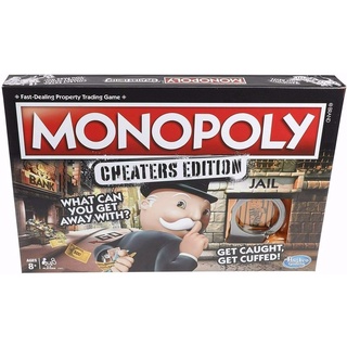 Hasbro Monopoly: Cheaters Edition เกมกระดานทรัพย์สิน ของเล่นสําหรับเด็ก