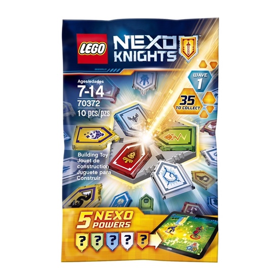 [GENUINE Lego ] LEGO 70372 NEXO Knights Shield Toy Season 1 - LEGO 70372 Combo NEXO Powers Wave 1