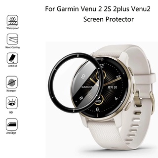 ฟิล์มกันรอยหน้าจอ แบบเต็มจอ สําหรับ Garmin Venu 2 2S 2plus Venu2 PMMA