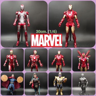 รวมโมเดล Ironman All Star Mark + Marvel &amp; DC พร้อมกล่อง ขนาดประมาณ 30 cm.  หรือ 1/6  วัสดุดี งานดี ราคาถูก ปลายทางได้