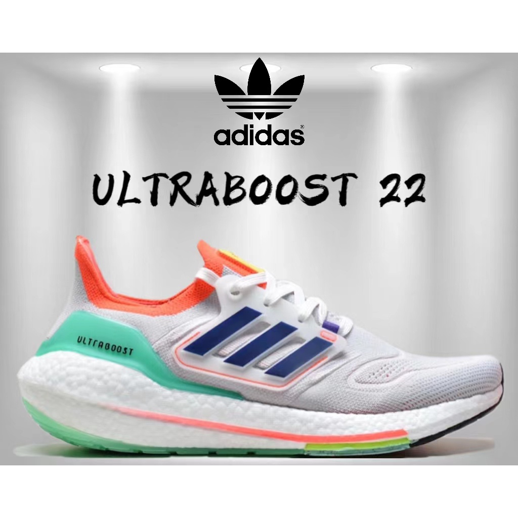 (พร้อมส่ง) Adidas UltraBoost 22 รองเท้าวิ่งจ๊อกกิ้ง สีขาว สําหรับผู้ชาย ผู้หญิง