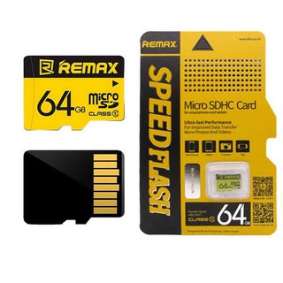 &lt;&lt;ของแท้&gt;&gt; Micro SD Card 64GB REMAX (Class10)